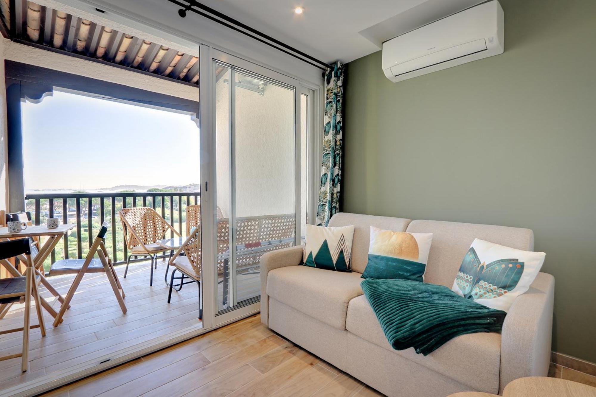 Appartement Cosy Climatise A 100M Des Plages Gassin Buitenkant foto